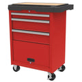 Red Rolling Cabinet J923004