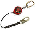 Red Personal Fall Limiter with Carabiner and Swivel Shackle J71321
