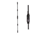 Black Iron Lever Cremone Bolt Door Bolts T5163