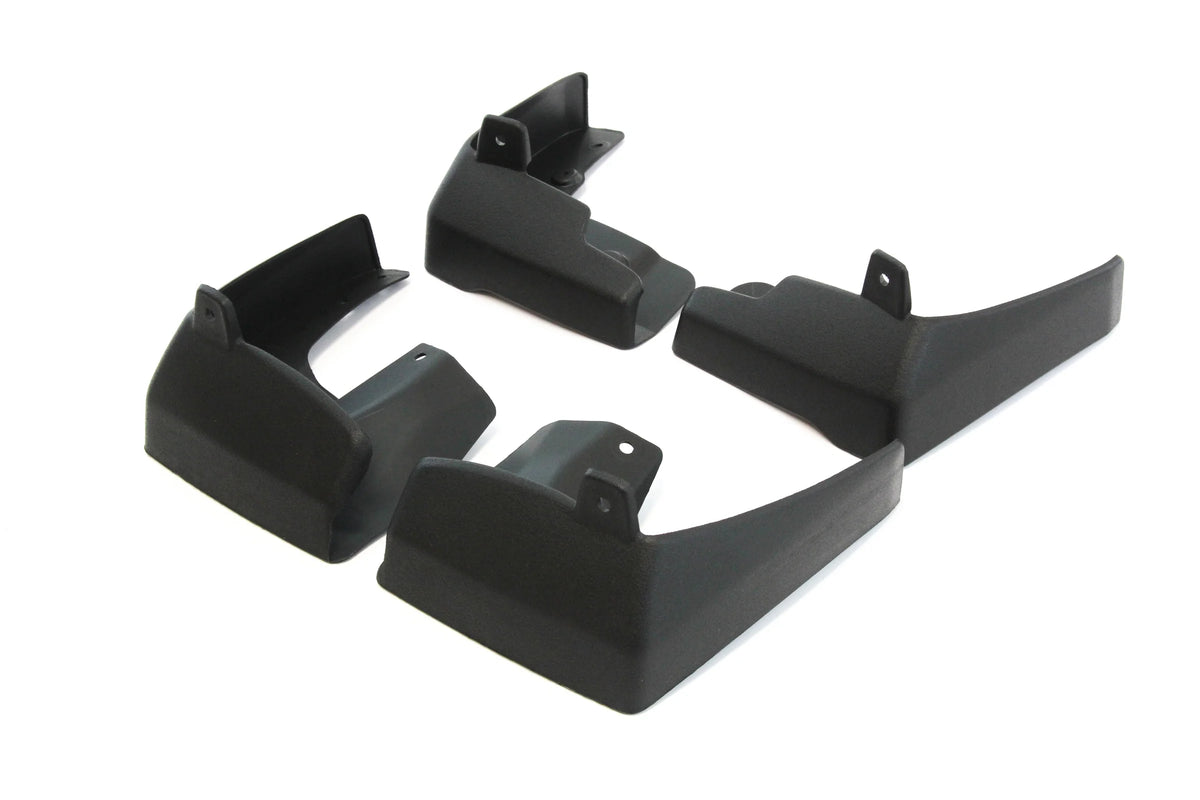Mud Flaps Splash Guards Front and Rear Molded 4pc Full Set W738598