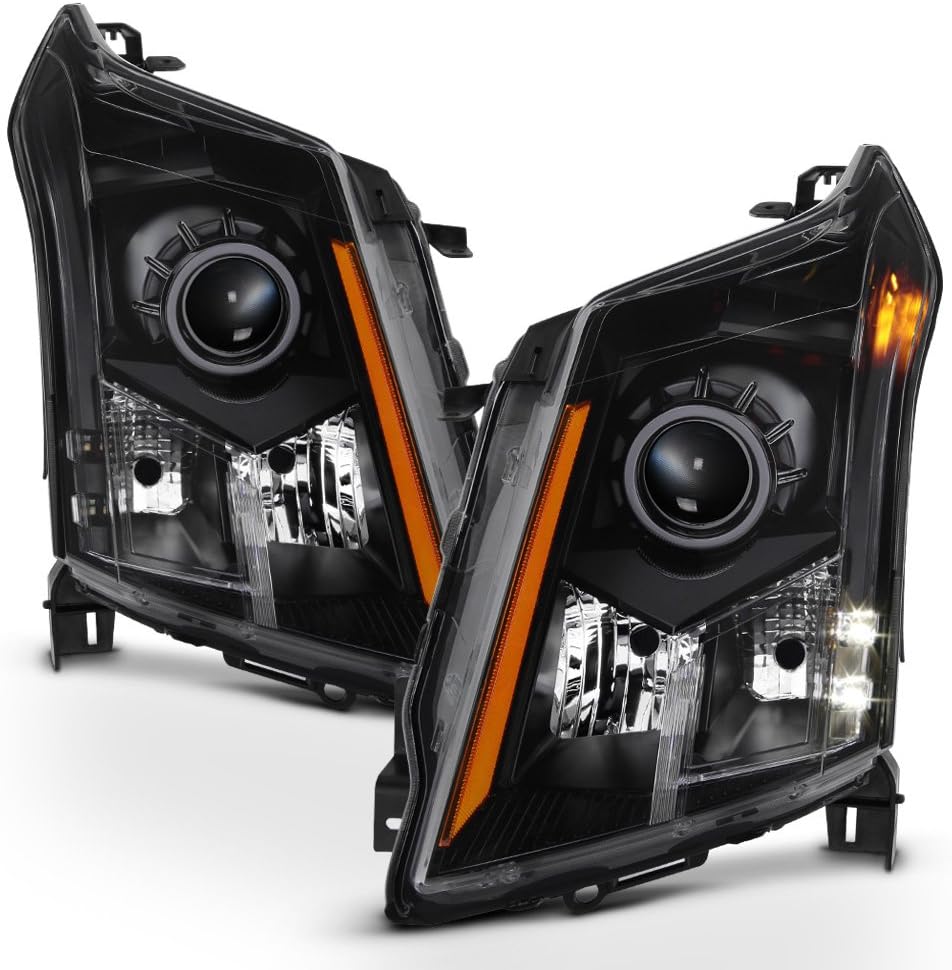 Black Halogen Headlights X7842