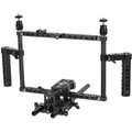 Full Frame Camera Cage with Dual Handgrip, QR Baseplate and 15mm Rod System M462157