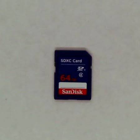 Refurbished SanDisk 64GB Class 4 SDXC Flash Memory Card W98283