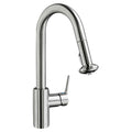Single-Handle Pull-Down Kitchen Faucet in Stainless Steel I42226