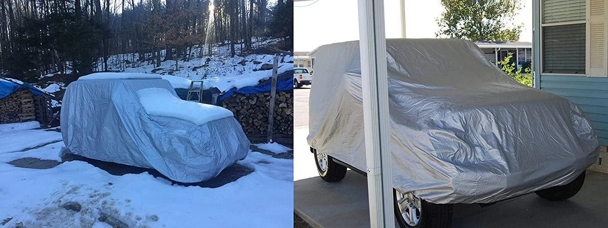 SUV Cover with Fleece Lining, Anti-Theft Cable Lock, Storage Bag & Wind Straps X289