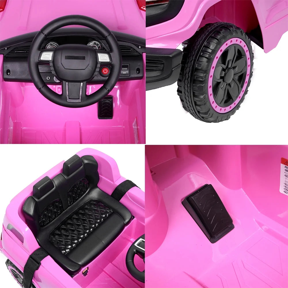 Pink Electric Ride on Car with Remote Control V758