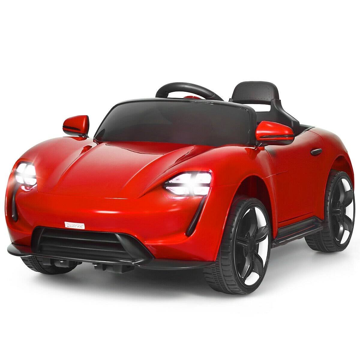 Red 12V Kids Ride on Car with MP3 and LED Light L51388