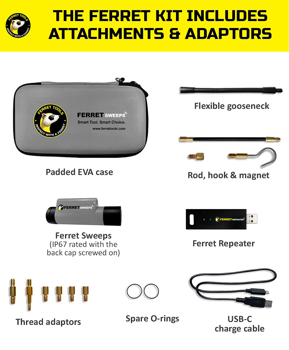 Wireless Inspection Camera with 720p HD, IP67 Rated N5935