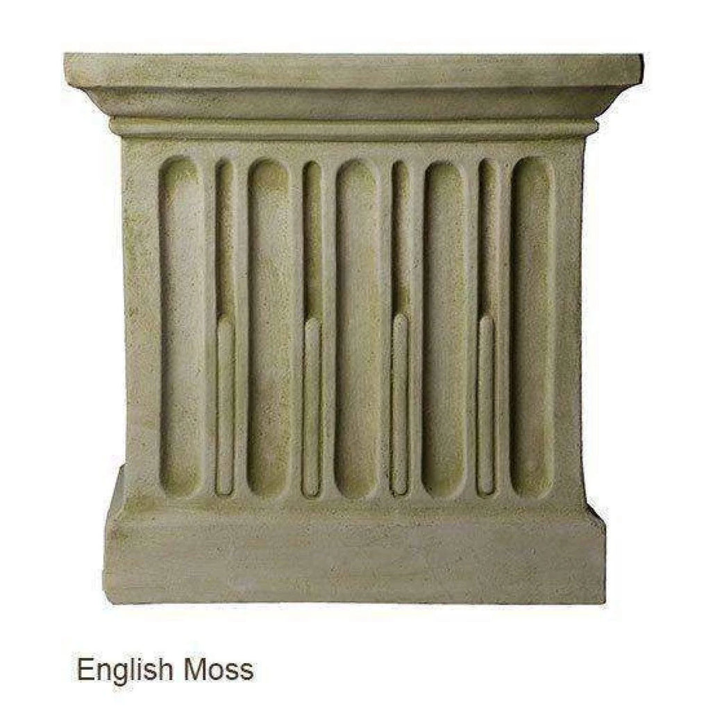 Grey Stone Curved Leaf Bench L827696