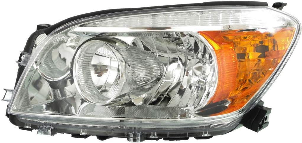 Driver Side Chrome Bezel Headlight Unit for 2006 2007 2008 Toyota RAV4 X926