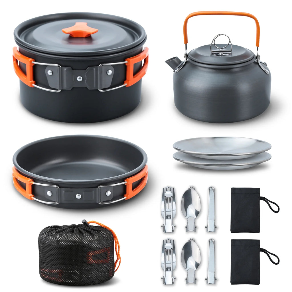 16pcs Camping Cookware Set Y997615