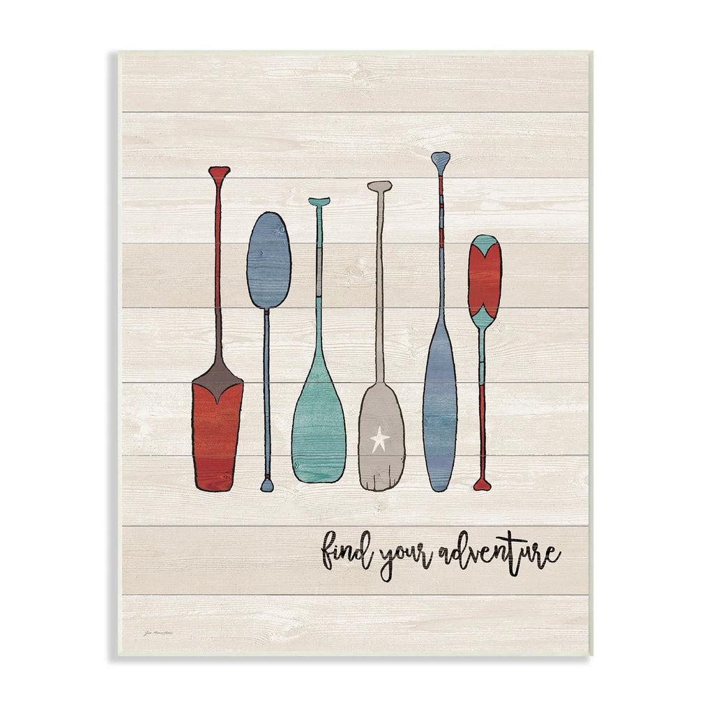 Find Your Adventure Canoe Paddles Wall Art A359809