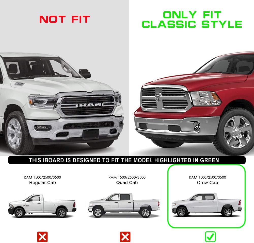 6.5in Aluminum Running Boards C44509