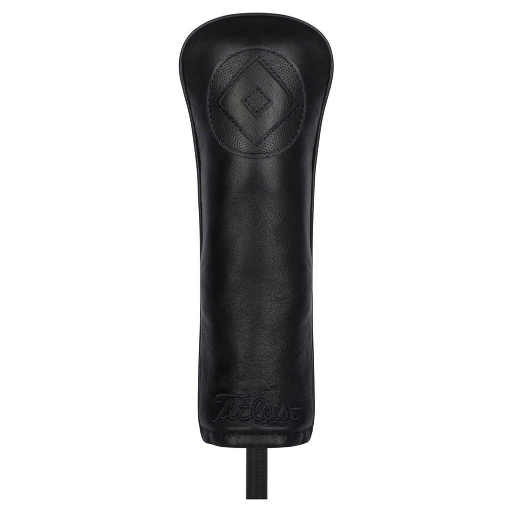 Jet Black Leather Fairway Headcover S321