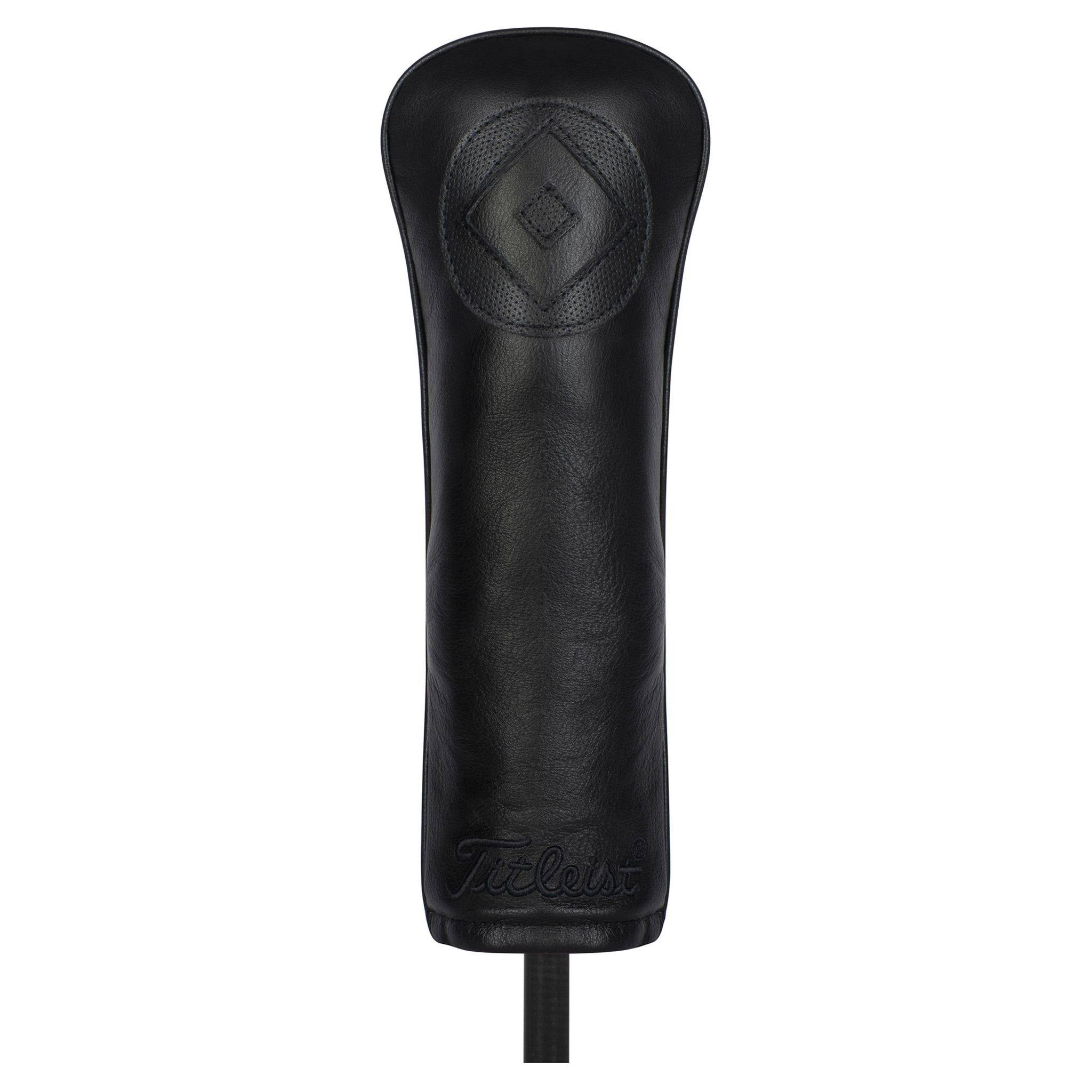 Jet Black Leather Fairway Headcover S321