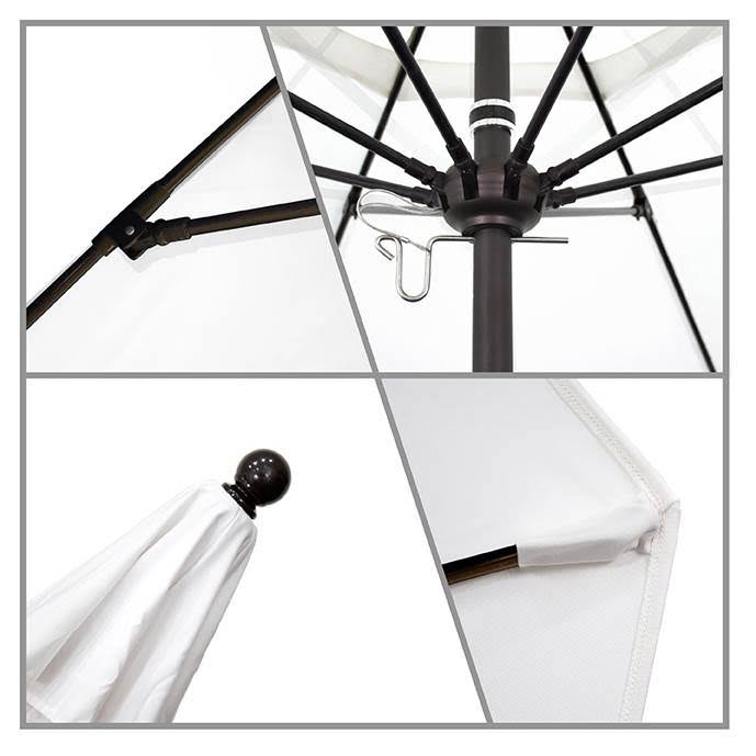 Spa 7.5' Silver Market Umbrella W364674