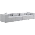 Grey Linen Modular Sofa D805841