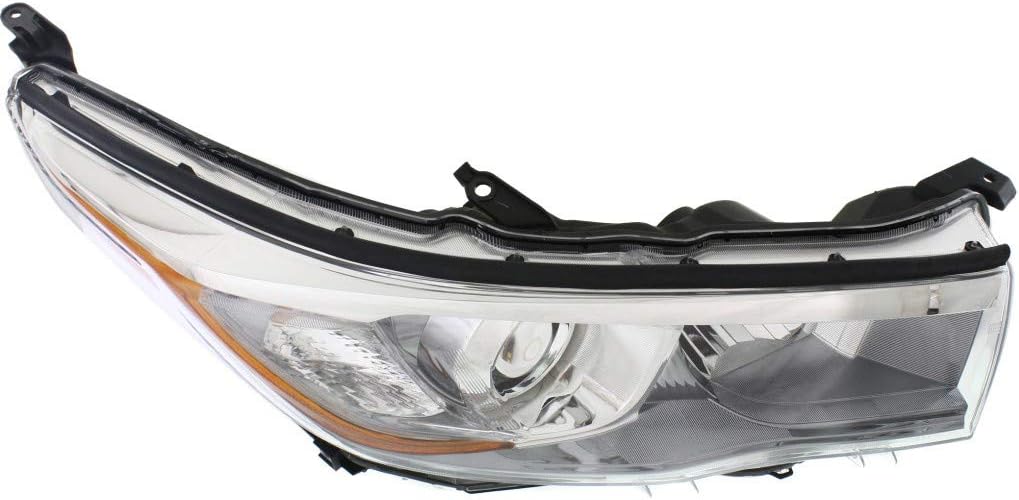 Passenger Side Halogen Headlight for Toyota Highlander 2014 2015 2016 U38174
