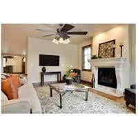 Aged Bronze Textured Ceiling Fan Kit Q5324