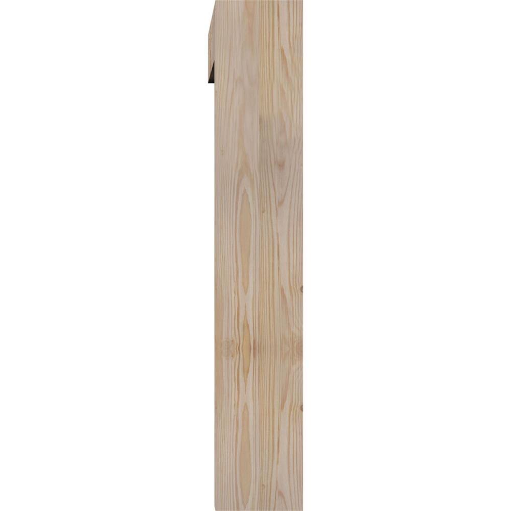 Douglas Fir Smooth Bracket with Offset Brace Z653