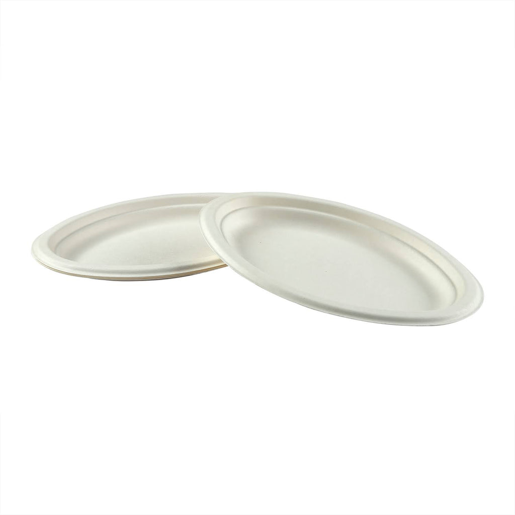 Oval Sugarcane Platter, 500-ct. Case D483419