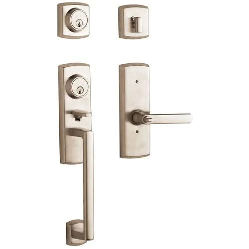 Lifetime Polished Brass Handleset with Interior Lever Y36937