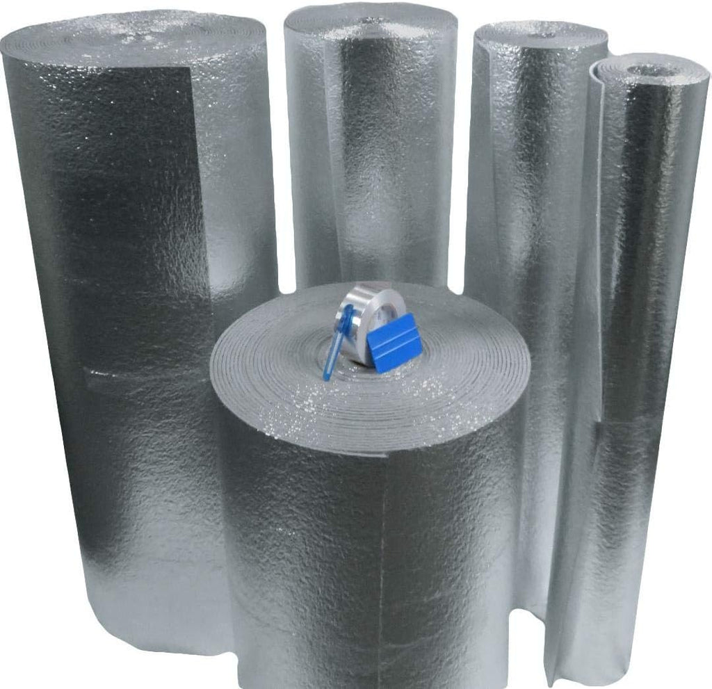 White Double Car Garage Door Insulation Foam Core Kit C874