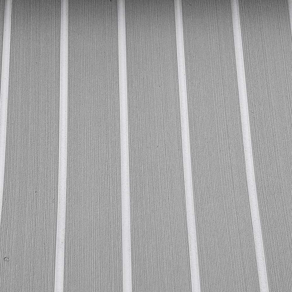 EVA Foam Faux Teak Decking Sheet Boat Flooring Mat 94.5" x 35.4" x 0.24'' Y2749