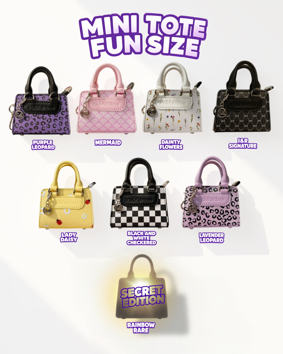 The Iris Mystery Mini Tote Fun Size Bag (#3000) By Iris & Rainbow