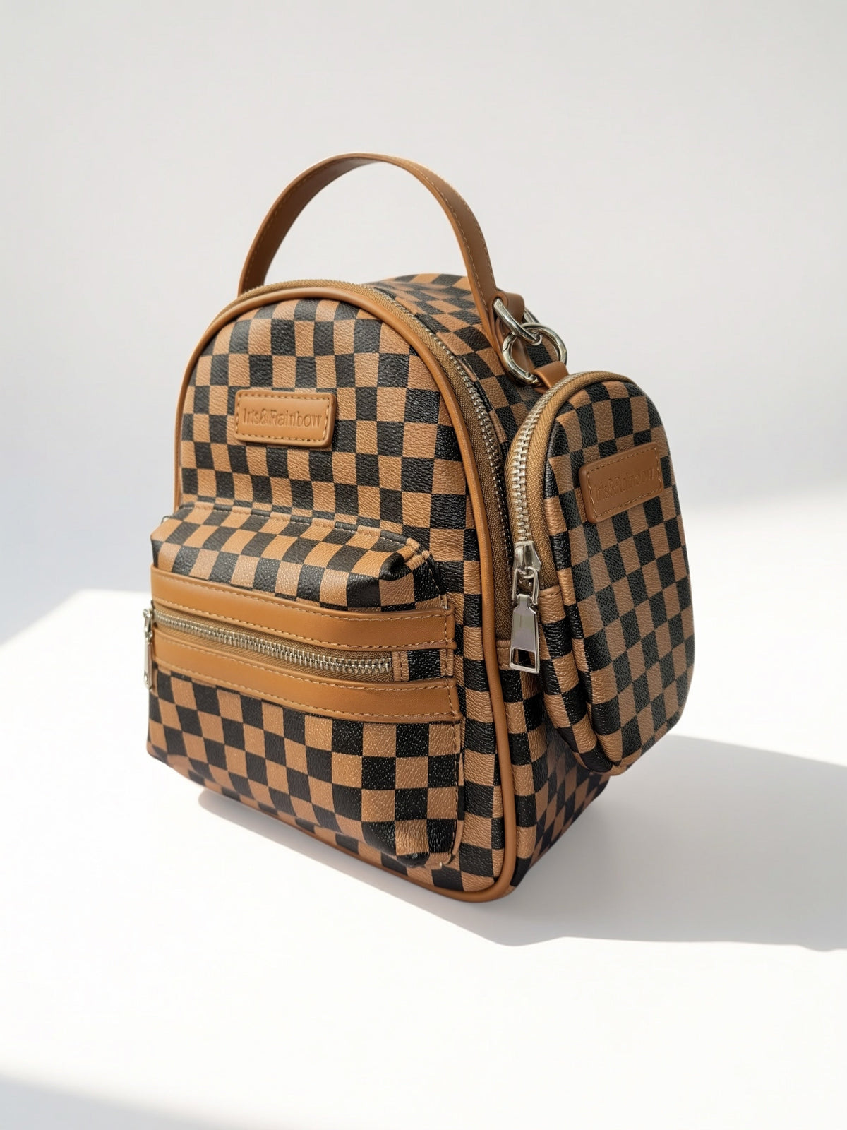 The Iris Street Chic Mini Backpack Faux Leather (#9010) By Iris & Rainbow