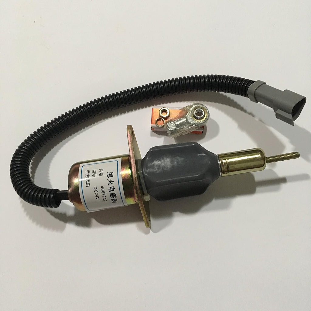 24V Shut Off Stop Solenoid for Cummins C8.3L Engine Pack of 2 D5490