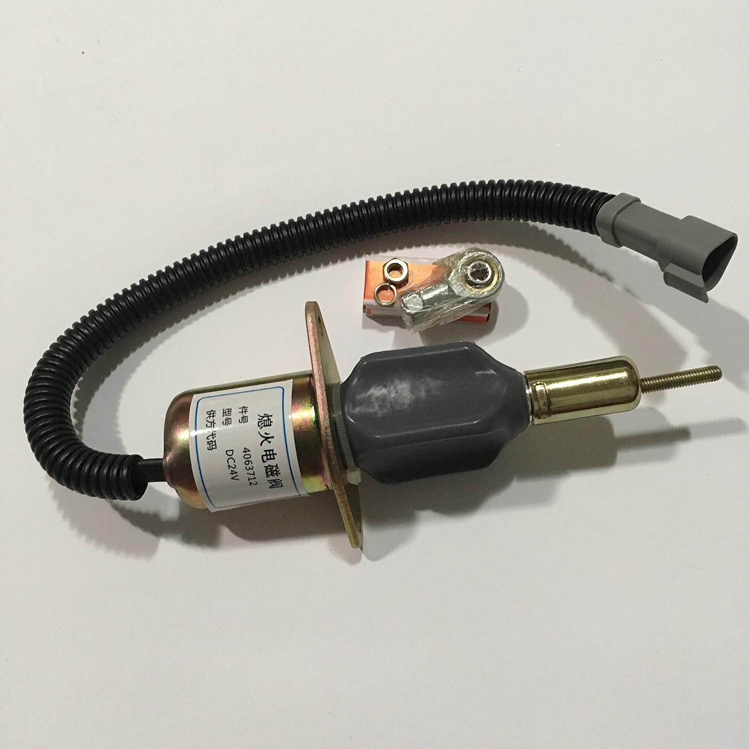 24V Shut Off Stop Solenoid for Cummins C8.3L Engine Pack of 2 D5490