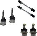 Front Upper and Lower Ball Joints Sway Bar Links 6pc Set S183