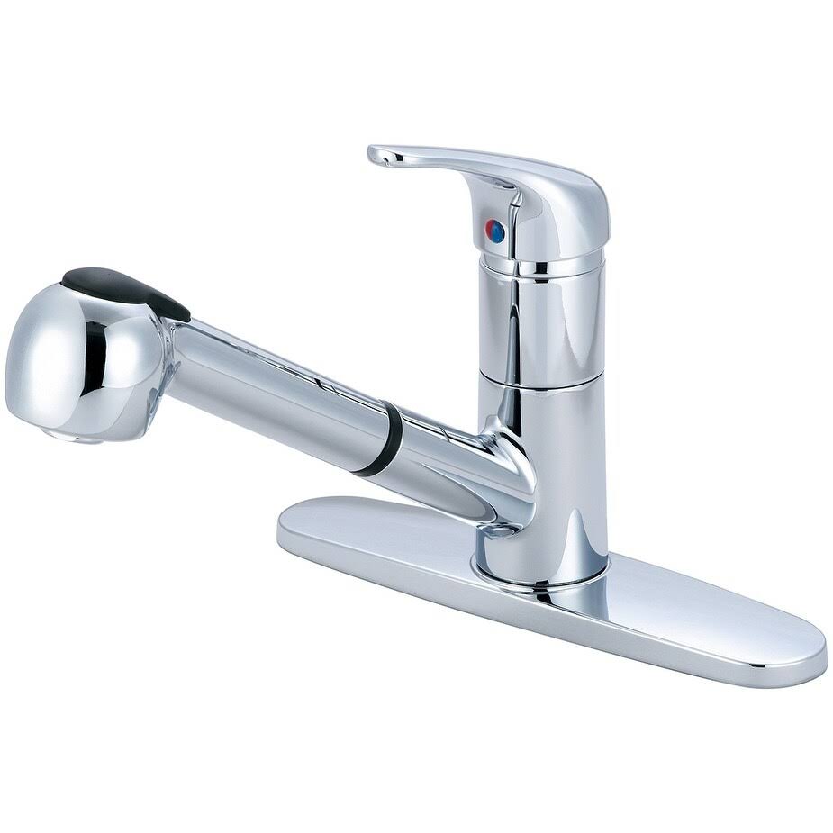 Oil Rubbed Bronze Single Handle Pull Out Kitchen Faucet D574