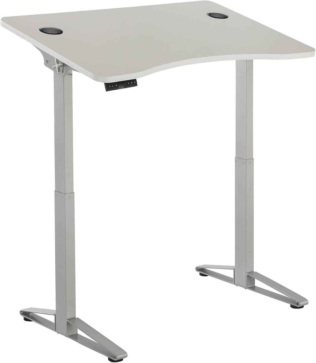 Electric Height Adjustable Sit to Stand Desk, White D4796
