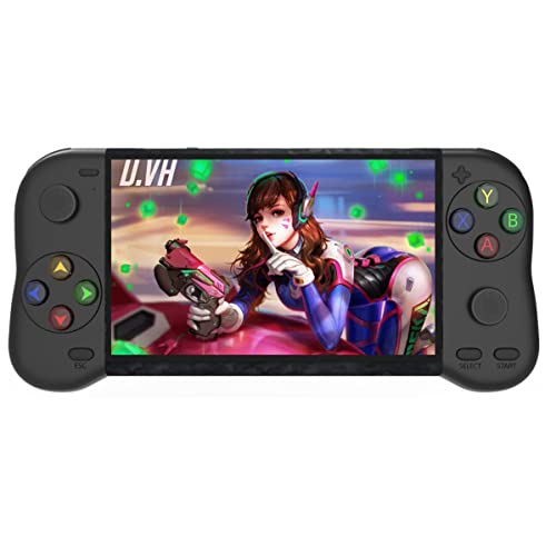 5.1-inch Handheld Game Console Built-in 12000 Games (Bluered) D2590