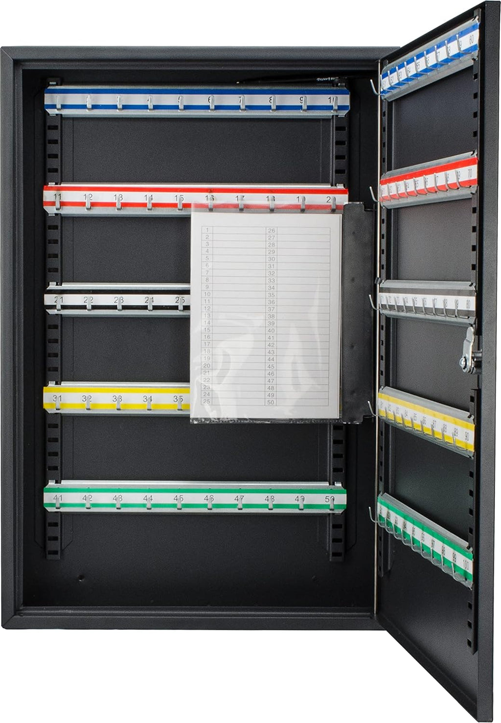 Black Adjustable Key Cabinet Lock Box P660