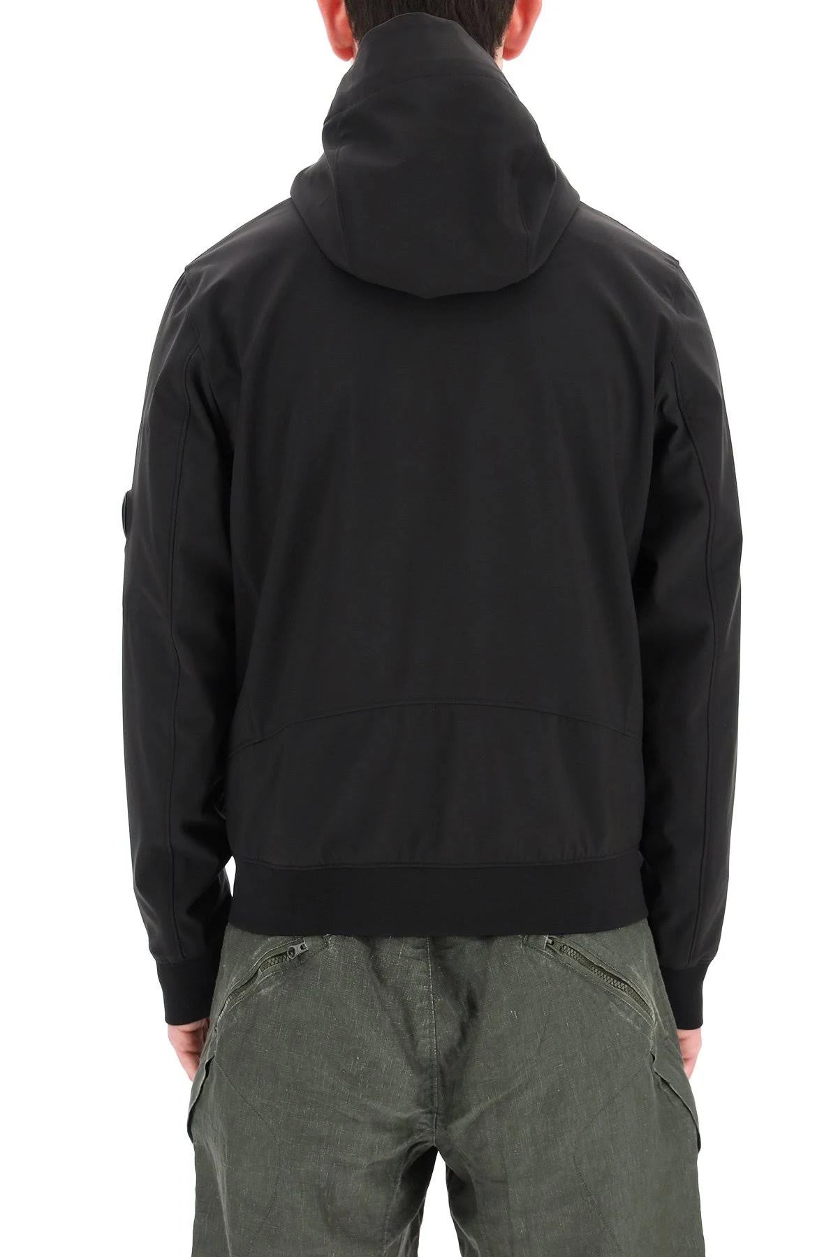 Black Technical Hooded Jacket D30227
