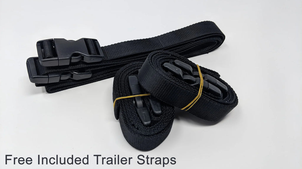 Gray / Black Jet Ski Cover with Trailer Straps and Storage Bag J1679