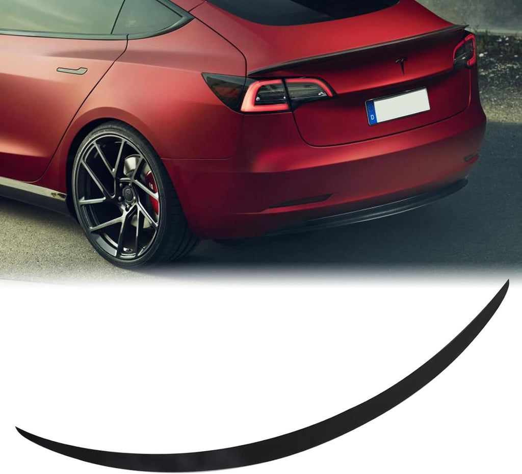 Matte Black Rear Trunk Spoiler for Tesla Model 3 U854486