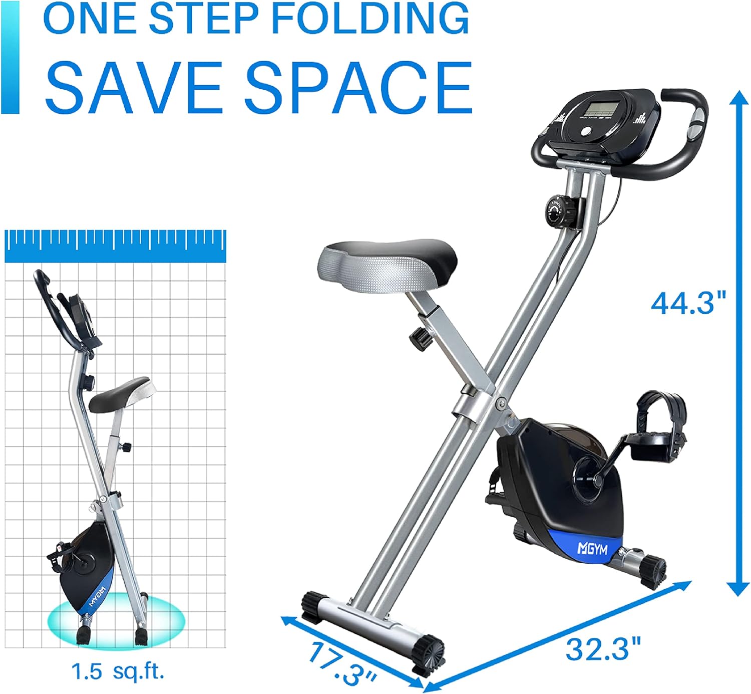 Magnetic Resistance Stationary Exercise Bike Y9353