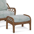 Tan and Beige Rectangle Ottoman W9253