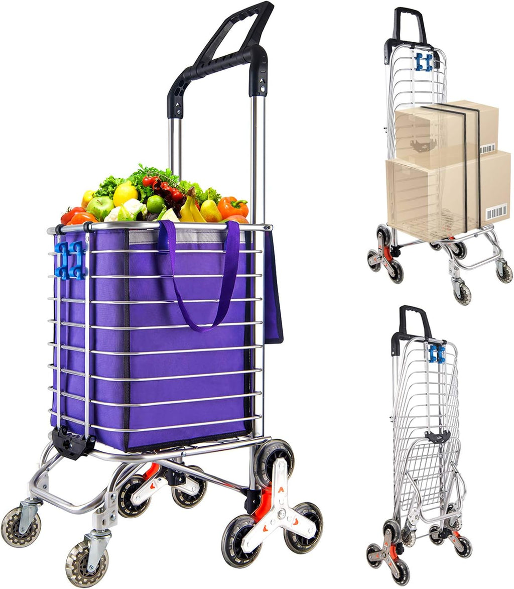 Heavy Duty Double Handle Utility Cart with 8 Wheels N1965