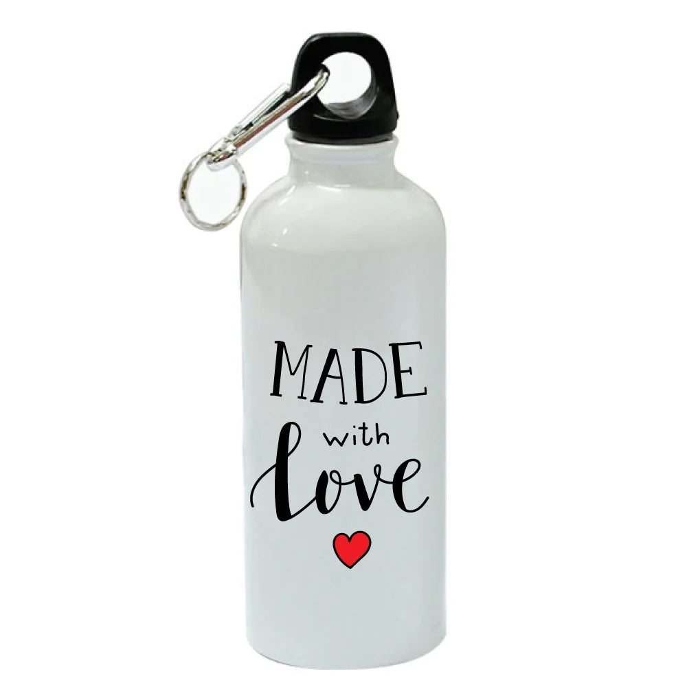 White Aluminum 20 oz Water Bottle T63355