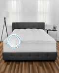 California King Mattress Topper with Cooling Gel Beads U29342