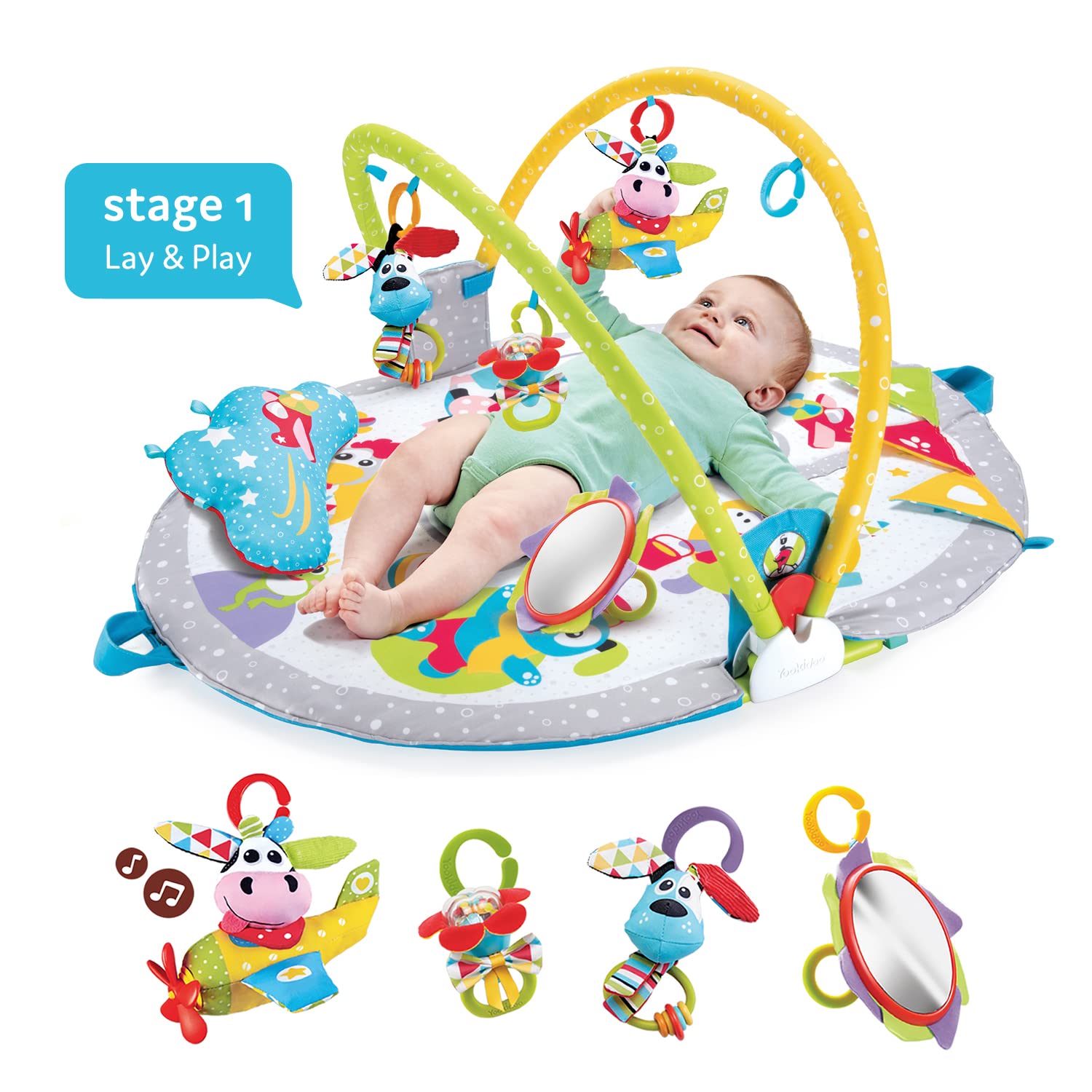 3-in-1 Baby Play Mat Activity Center C829