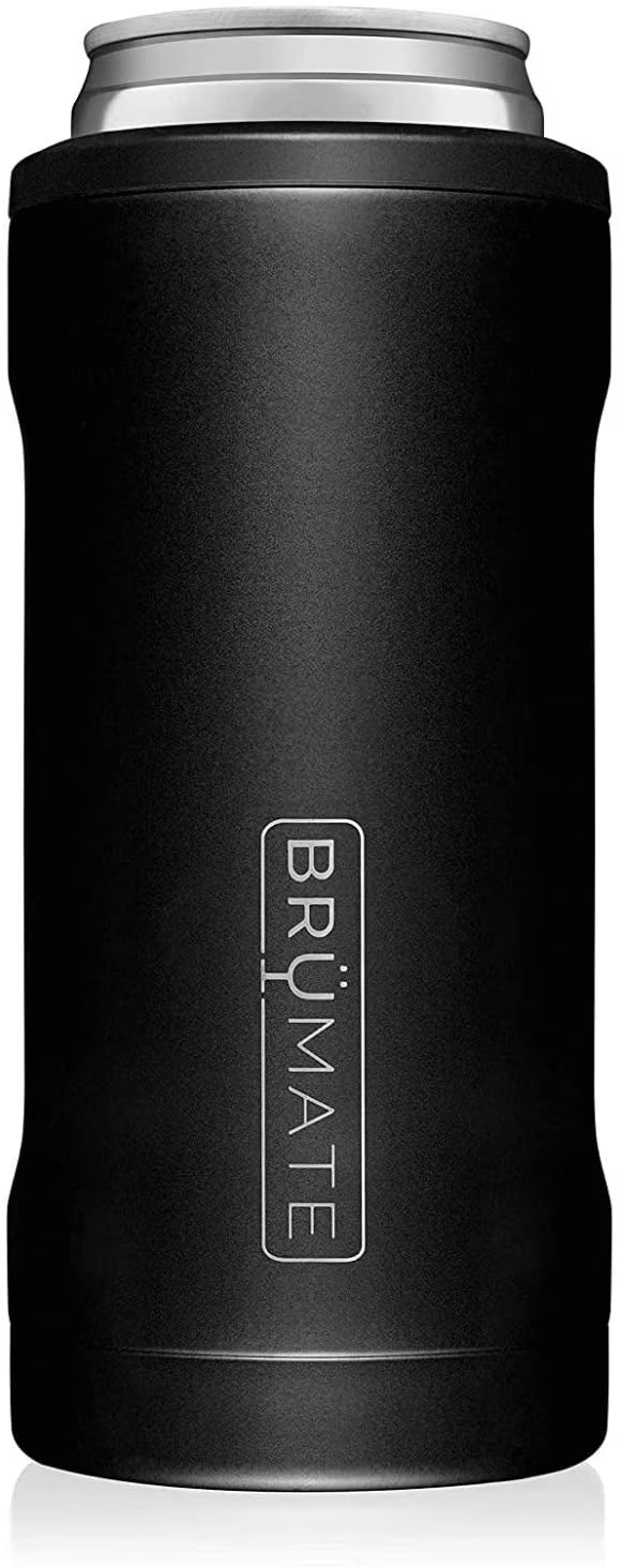 Slim 12 oz Matte Black BPA Free Vacuum Insulated Tumbler G970