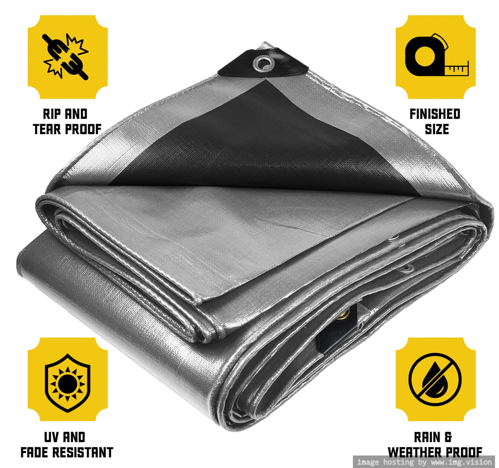 10 Mil Heavy Duty Waterproof Tarp 24 x 30Ft I327