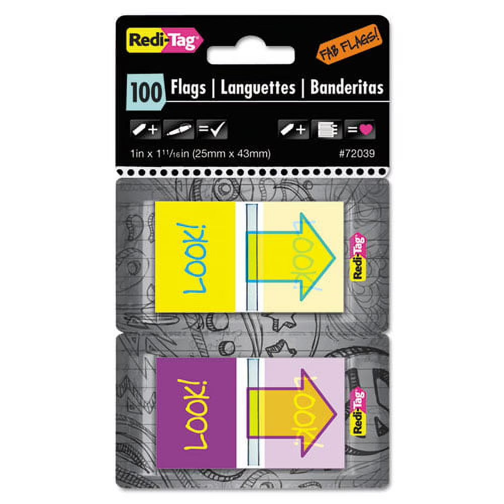Pop-Up Page Flags with Dispenser W246896
