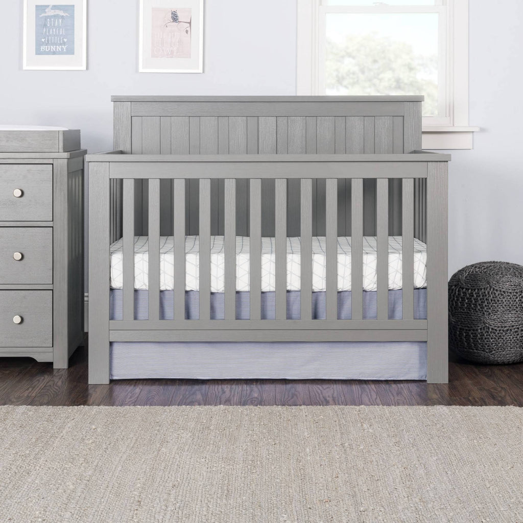 Brushed Pebble 4-in-1 Convertible Crib S18939